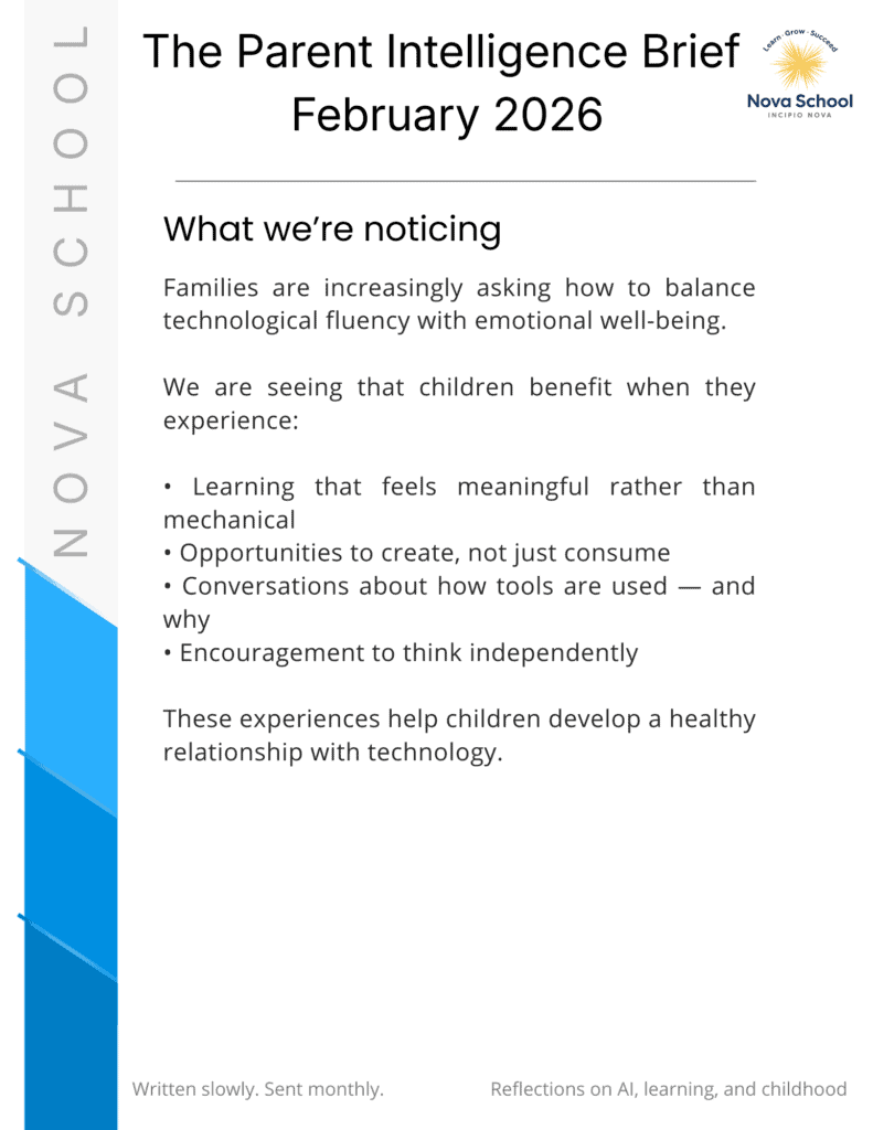 The Parent Intelligence Brief Feb 2026