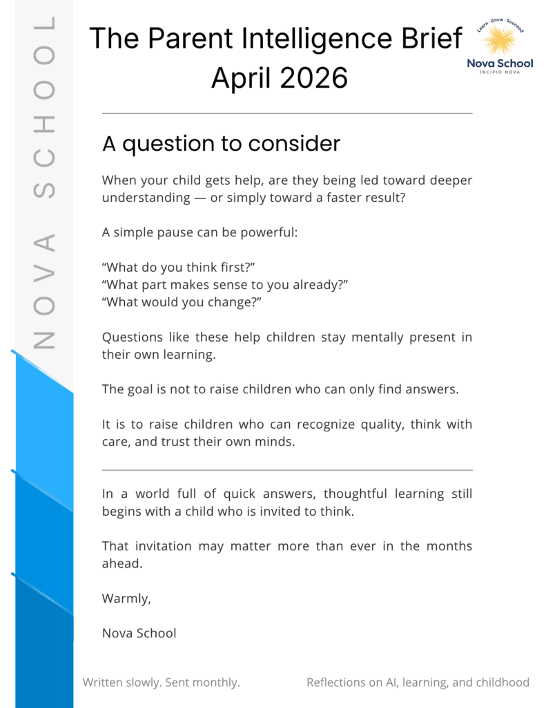 The Parent Intelligence Brief Apr 2026