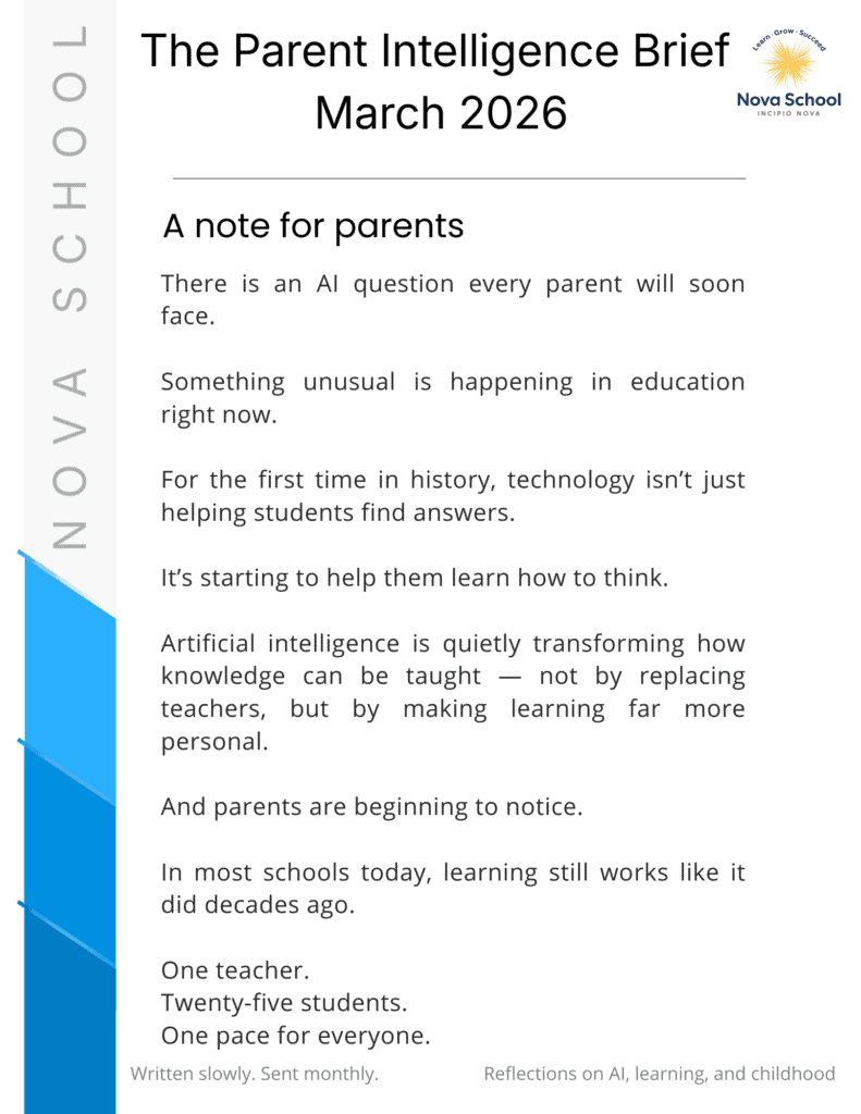 The Parent Intelligence Brief Mar 2026