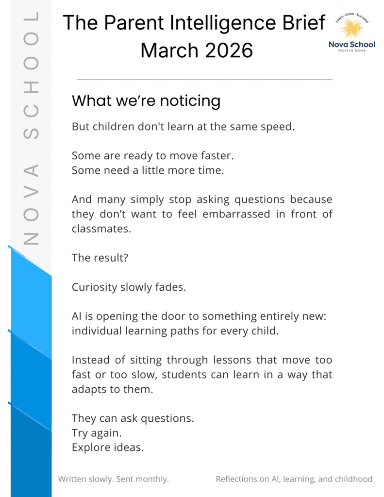 The Parent Intelligence Brief Mar 2026