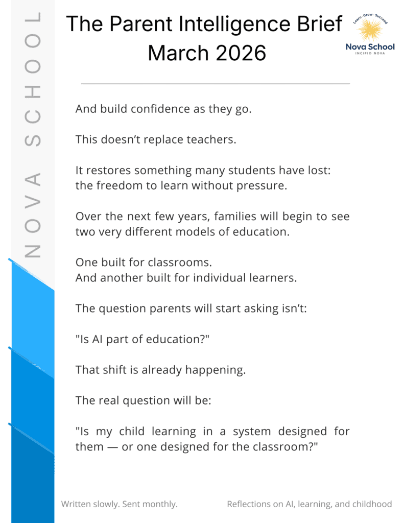 The Parent Intelligence Brief Mar 2026