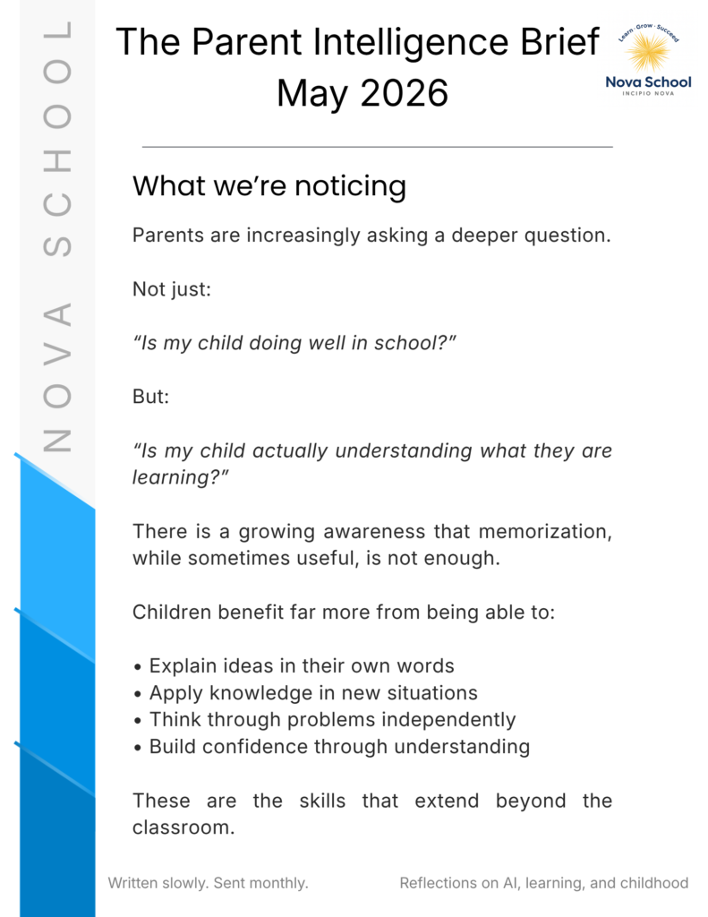 The Parent Intelligence Brief May 2026
