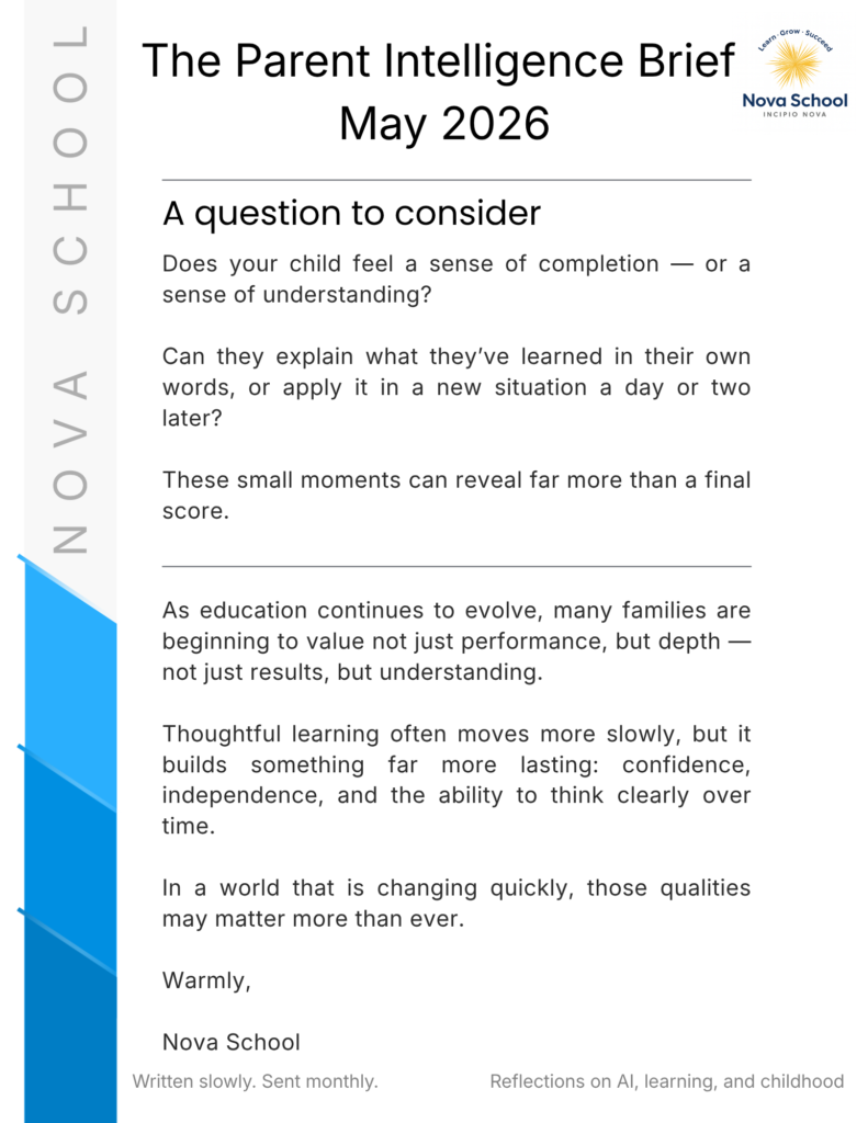The Parent Intelligence Brief May 2026